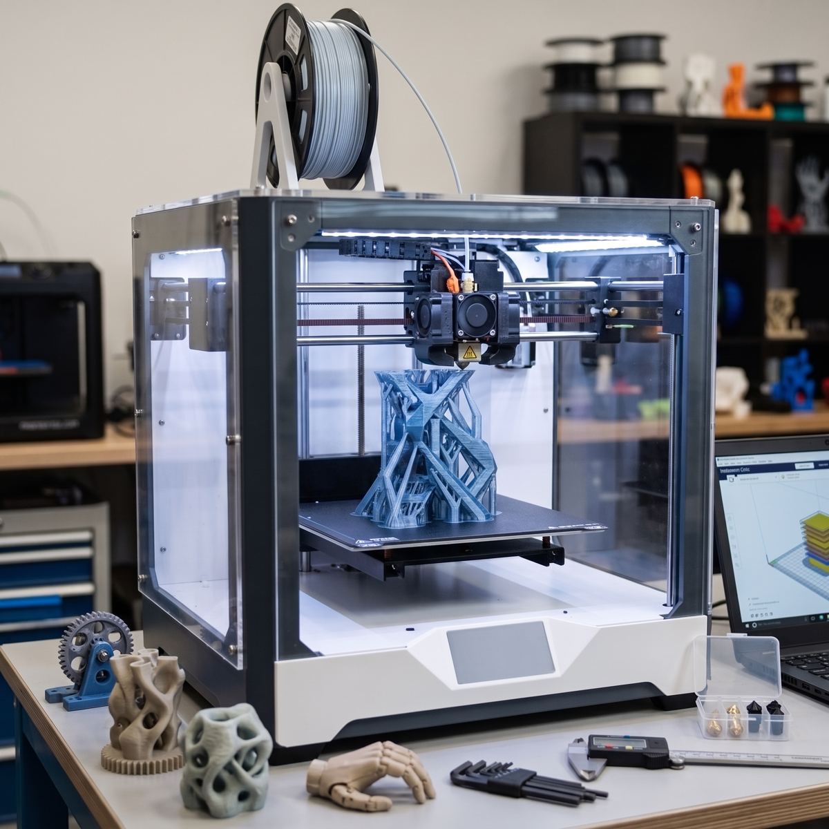 Topoloji optimizasyonlu lattice yapıda 3D baskı parçası